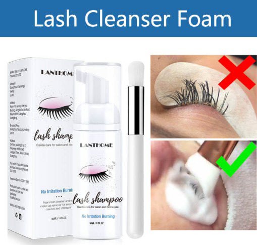 Eye Lash Shampoo with brush